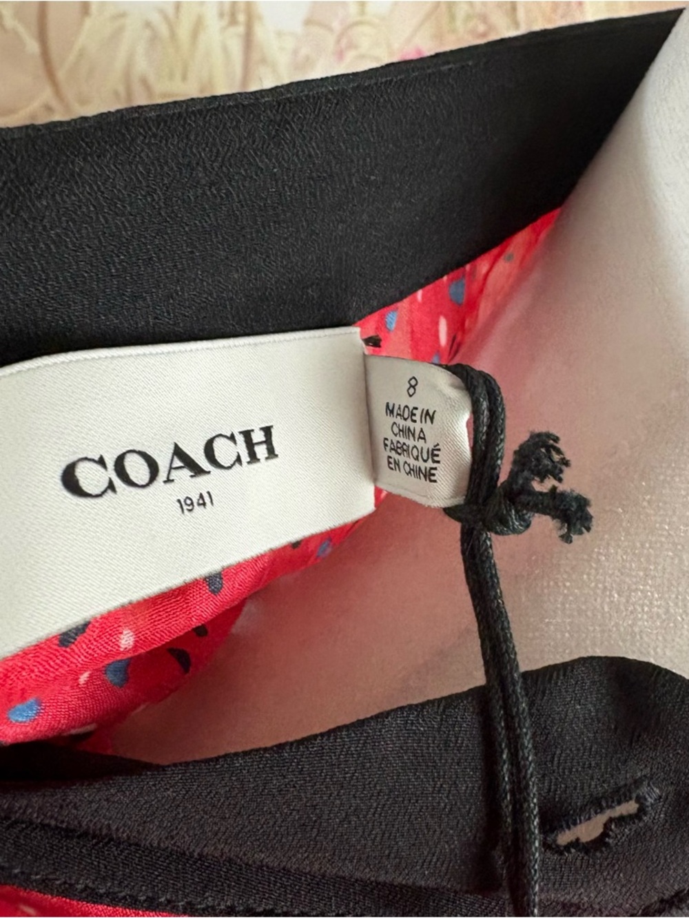 NEW Coach Ted Dot Pleated Fit Flare dress - Picture 12 of 12